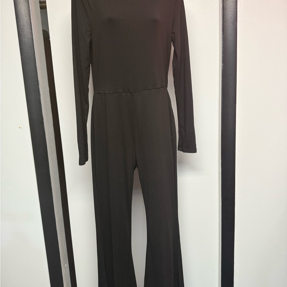Backless Black Jumpsuit